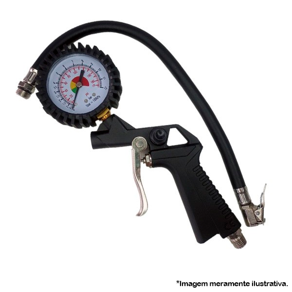 CALIBRADOR MANUAL COM INFLADOR POTENTE
