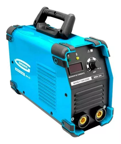 MAQUINA INVERSORA DE SOLDA MMA 200,  BIVOLT 110 V/220 V, 200 AMPERES//GROSS 16423
