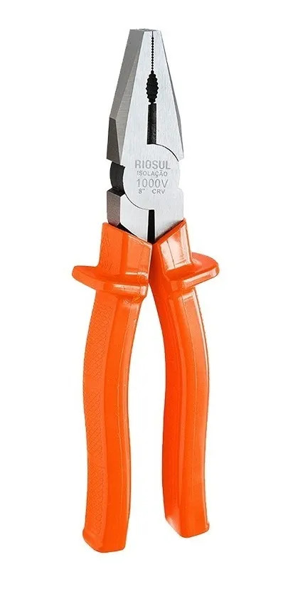 ALICATE UNIVERSAL 8" 1000V CRV - RIOSULTOOLS