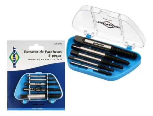 EXTRATOR PARAFUSO 3a18mm 5p 8114 BRASFORT