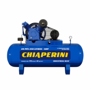 COMPRESSOR DE AR 20 PÉS BLUE RCH 250L C/MT 5HP 220/380V IP21 20BLUE - CHIAPERINI BLUE