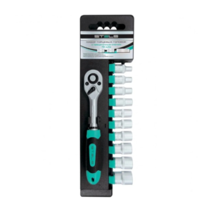 JOGO DE CHAVE CATRACA DE 1/2 POL. SOQUETES DE 10 - 22MM, CRV, 11 PC 1412755 //STELS