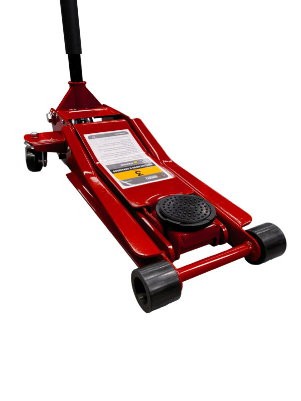 Macaco Hidráulico Jacaré Compacto Rebaixado Duplo Injetor  Ribeiro (VERMELHO) RMJ003