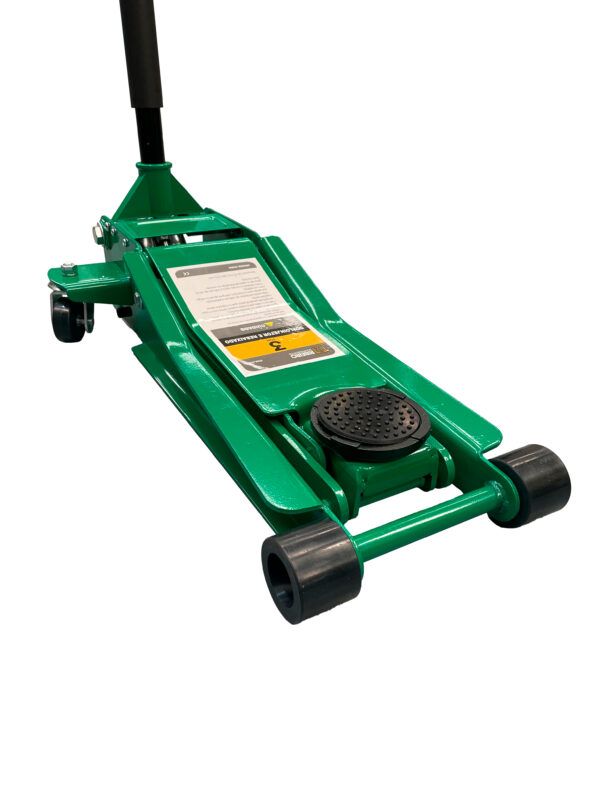 Macaco Hidráulico Jacaré Compacto Rebaixado Duplo Injetor  Ribeiro (VERDE) RMJ003