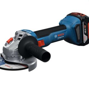 Esmerilhadeira angular a bateria 5", 18 V, com 1 baterias e carregador, GWS 18V-8 BOSCH
