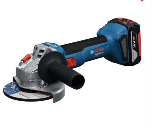 Esmerilhadeira angular a bateria 5", 18 V, com 1 baterias e carregador, GWS 18V-8 BOSCH