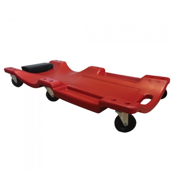 CARRO ESTEIRA VERMELHO P MECANICO COM ENCOSTO  CAPAC 150KG 16059