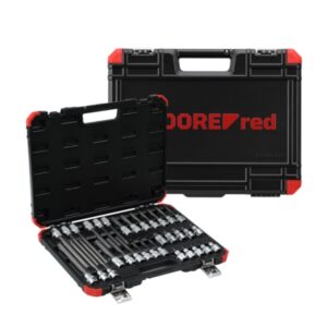 Jogo de soquetes hexalobular, encaixe de 1/2", 32 peças, R68003032 GEDORE RED