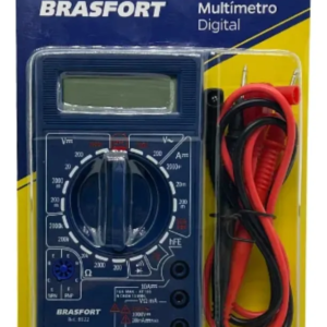 MULTÍMETRO DIGITAL PORTÁTIL COM VISOR LCD 8522 BRASFORT