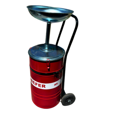 COLETOR DE ÓLEO 50 LITROS (VERMELHO) LUBEFER