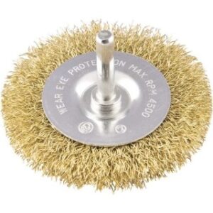 ESCOVA CIRC (A) 3X3/8 HASTE 1/4" AC VONDER