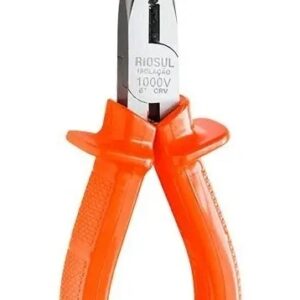 ALICATE BICO MEIA CANA RETO 6" 1000V CRV - RIOSULTOOLS