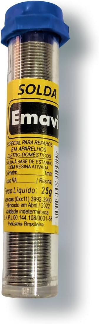 SOLDA EMAVI EM TUBO 25gr C/CART