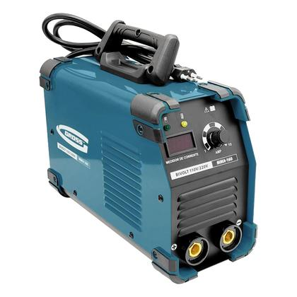 MAQUINA INVERSORA DE SOLDA MMA 160,  BIVOLT 110V/220V, 160 AMPERES GROSS 16422