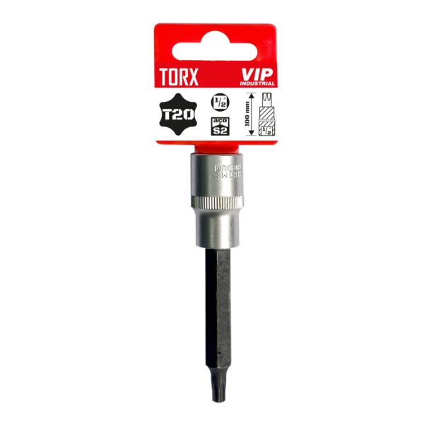 1/2X30X100 - SOQUETE TORX MANUAL LONGO VIP INDUSTRIAL