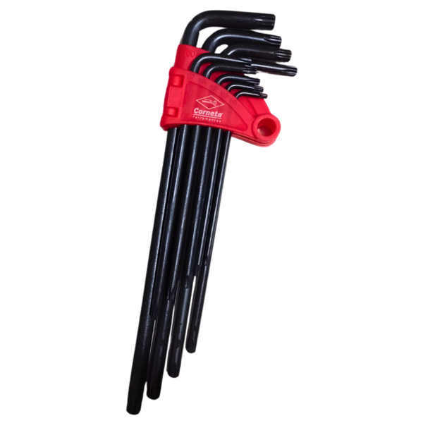 JOGO DE CHAVE TORX  EXTRA LONGA S/ GUIA T8-T50 10peças CORNETA