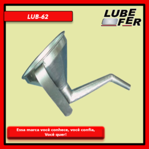Funil para Volks Álcool  LUB-62 LUBEFER